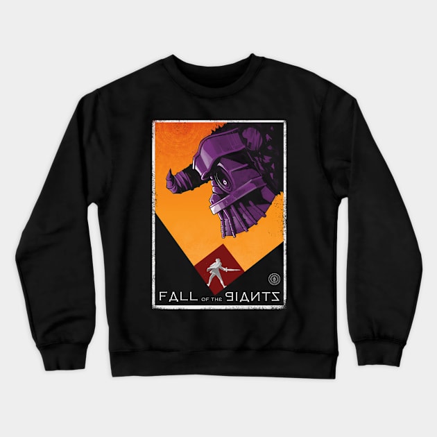 Fall of the Giants Crewneck Sweatshirt by Moi Escudero